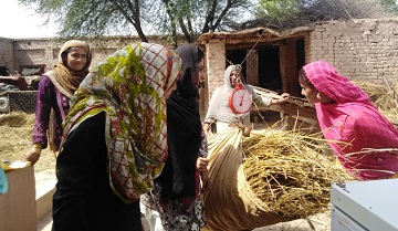 Engaging women - feed calculation Okara