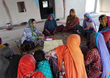 Sindh women farmers