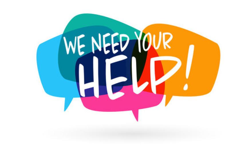 we need your help image